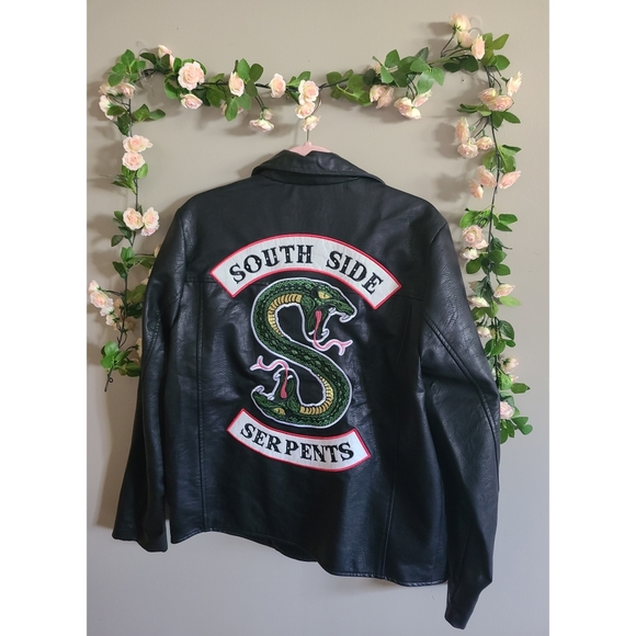 Riverdale Southside Serpents Leather Jacket - Picture 1 of 5